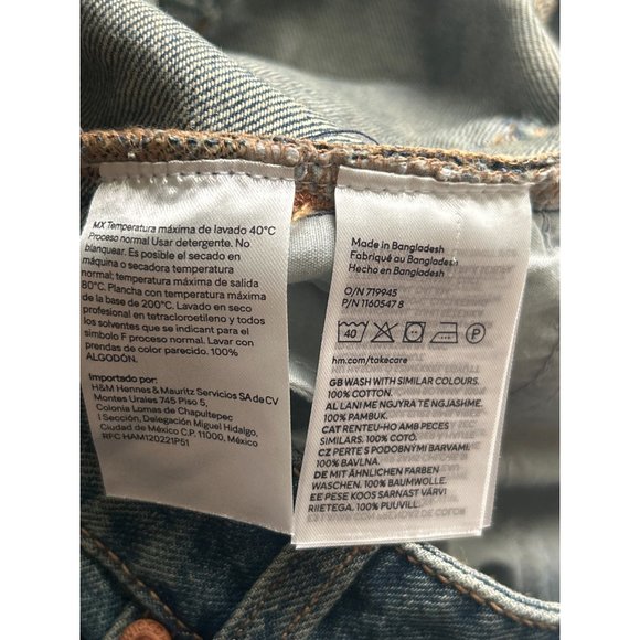 Divided H&M 90’s High Waist Baggy Jeans, Size 2 - Picture 10 of 10